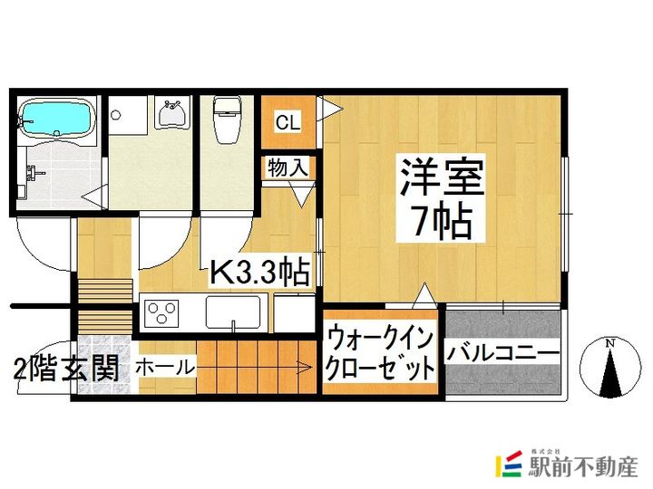 ベスパコートB102の間取り