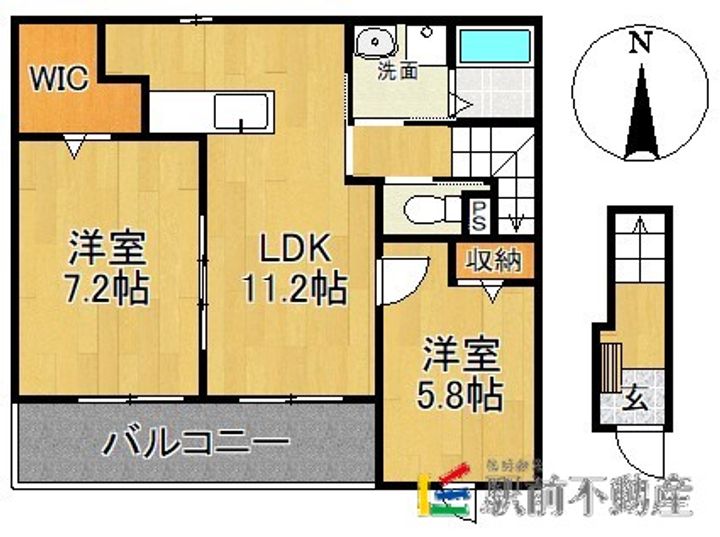 レザンド・フレーズII202の間取り