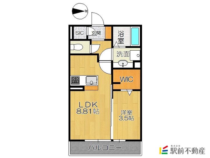 アモリールⅡ207の間取り