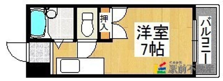 第八上野ビル312の間取り