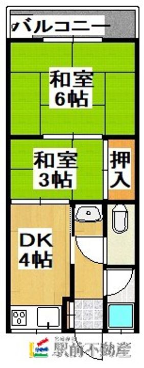 第2ひかりコーポ18の間取り