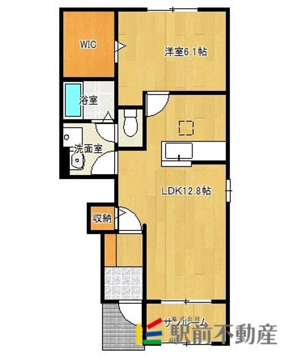 リバーグランデ Ⅱ103の間取り