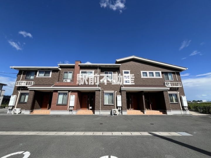 福岡県大川市大橋の賃貸アパートの外観