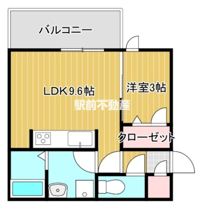 D-ROOM柳川駅前の間取り