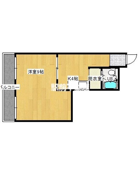 城町マンション303の間取り