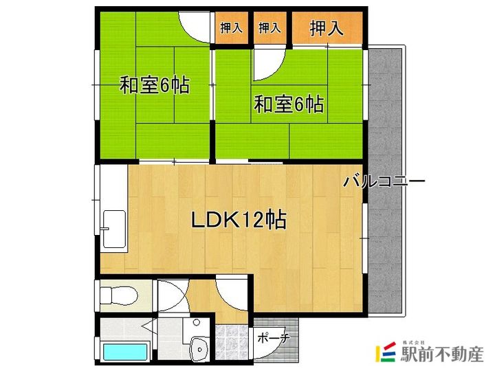 ウイングⅣ102の間取り