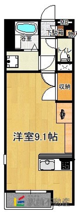 ミランダサンライズ大川Ⅱ2Fの間取り