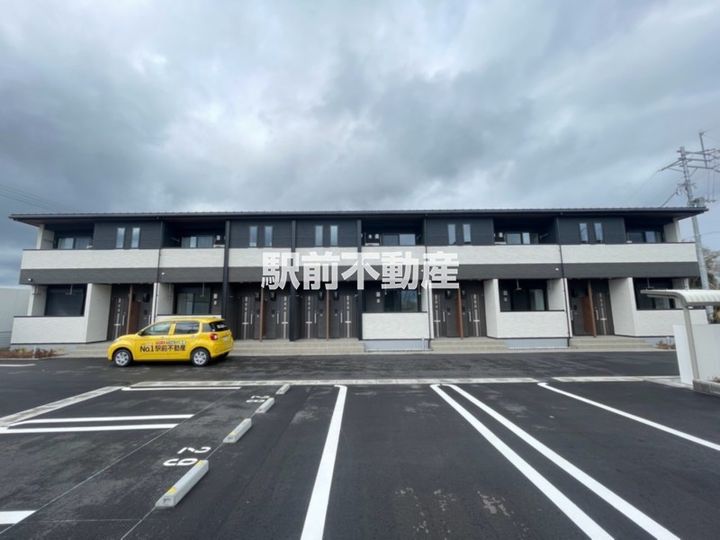 福岡県筑後市大字下北島の賃貸アパートの外観