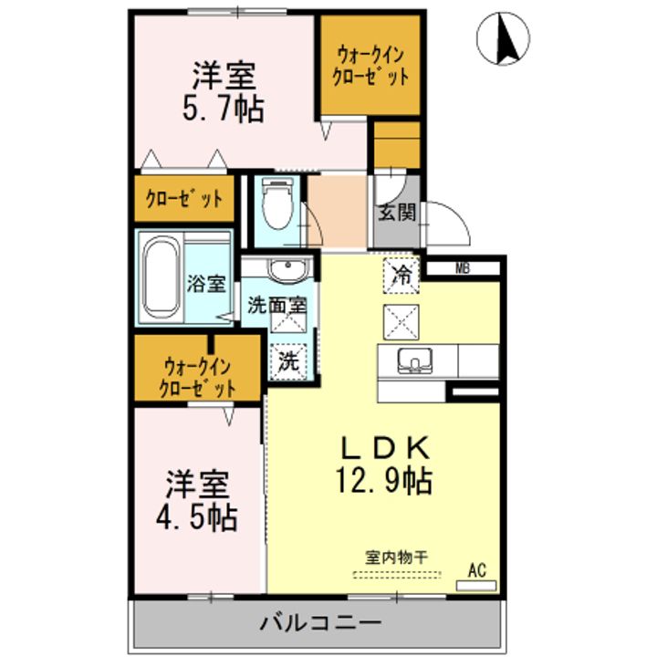 黒石ヒルズ.115の間取り
