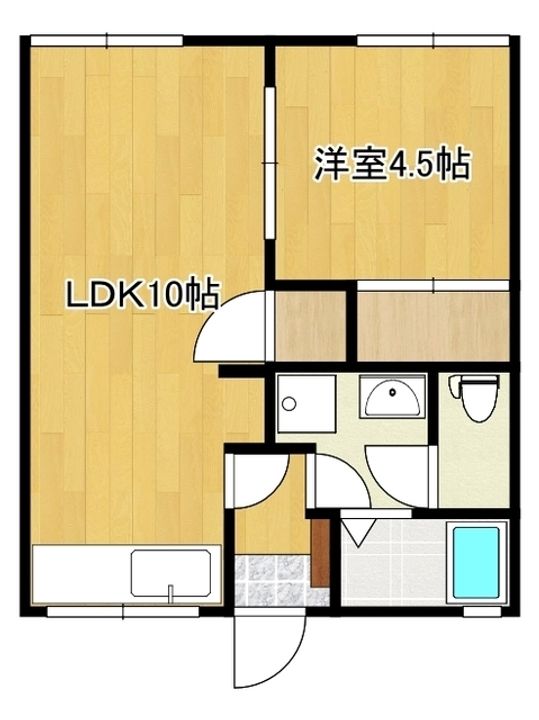 ヴィレッタ松山町103の間取り