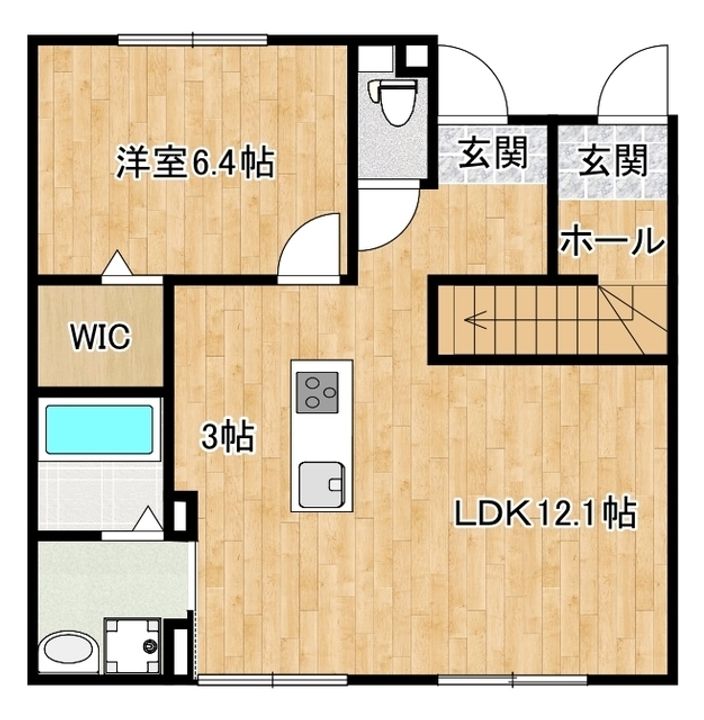 シグナス西岐波102の間取り
