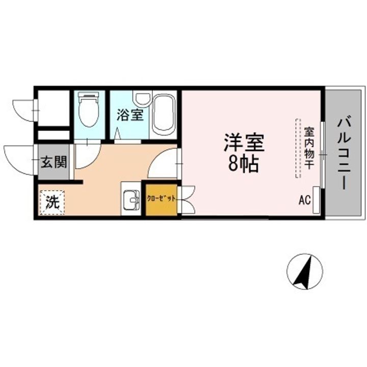 マンション 杏明館の間取り
