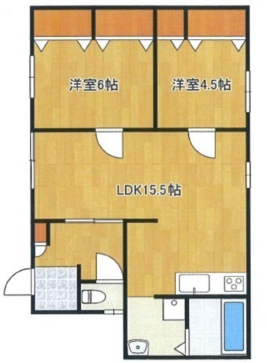 山口県宇部市則貞4丁目(一戸建)の賃貸物件1の間取り