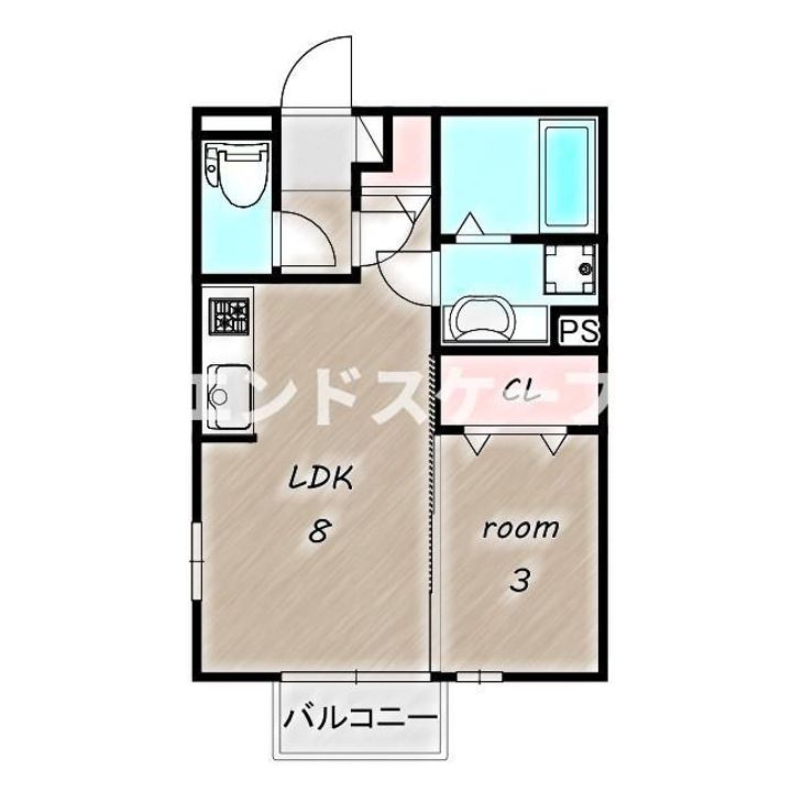 メゾン染谷川の間取り