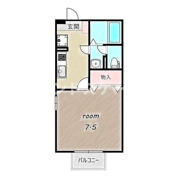 クレアール205の間取り