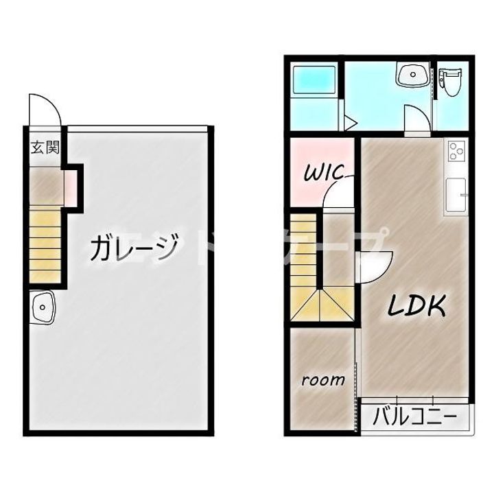 SOUTH-GARAGECの間取り