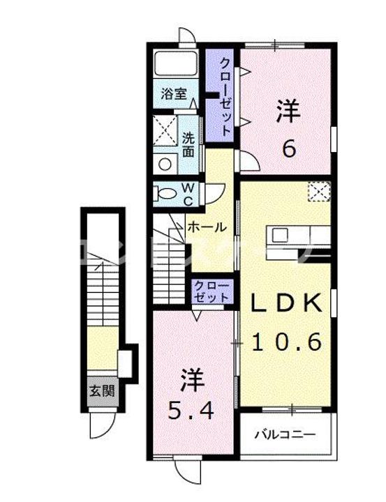 ファレノプシスの間取り