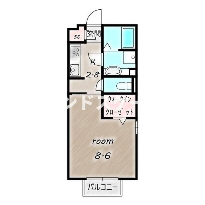 ガーデニアの間取り