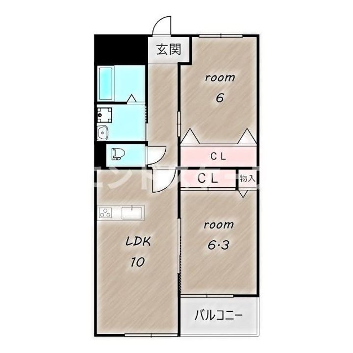 グランⅡの間取り
