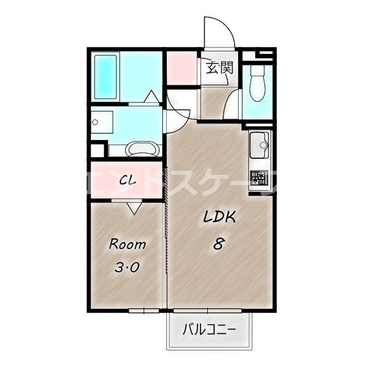 ソナ・ヴェルデ Ⅱ203の間取り