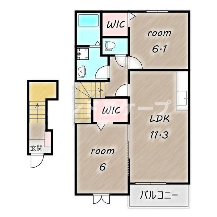 グランデ フィオーレの間取り