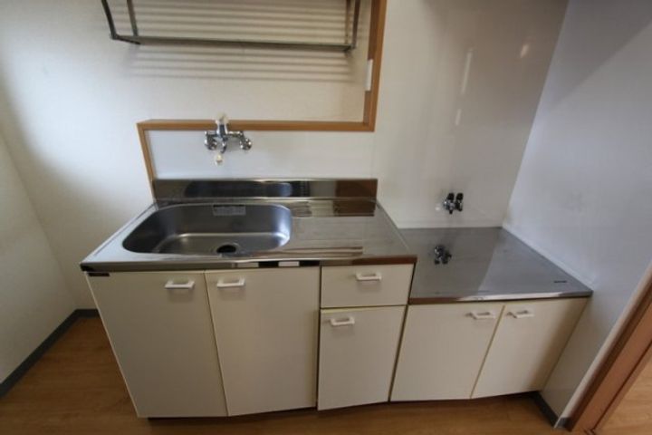 郡山アパート6のキッチン