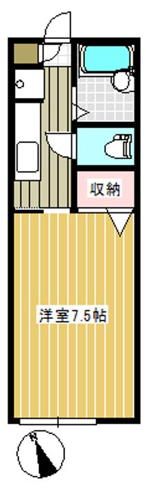 フレグランス千代田の間取り
