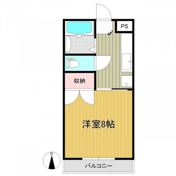 郡山ハイツの間取り