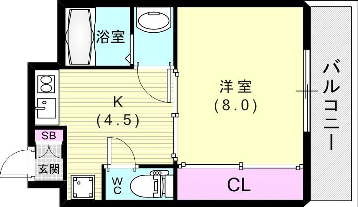 平野エスペランスの間取り