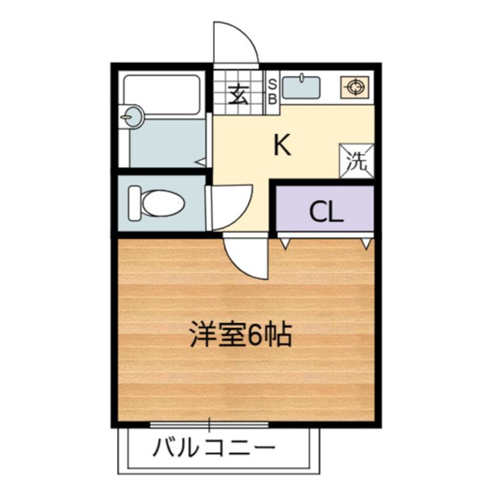 メゾン花水木の間取り