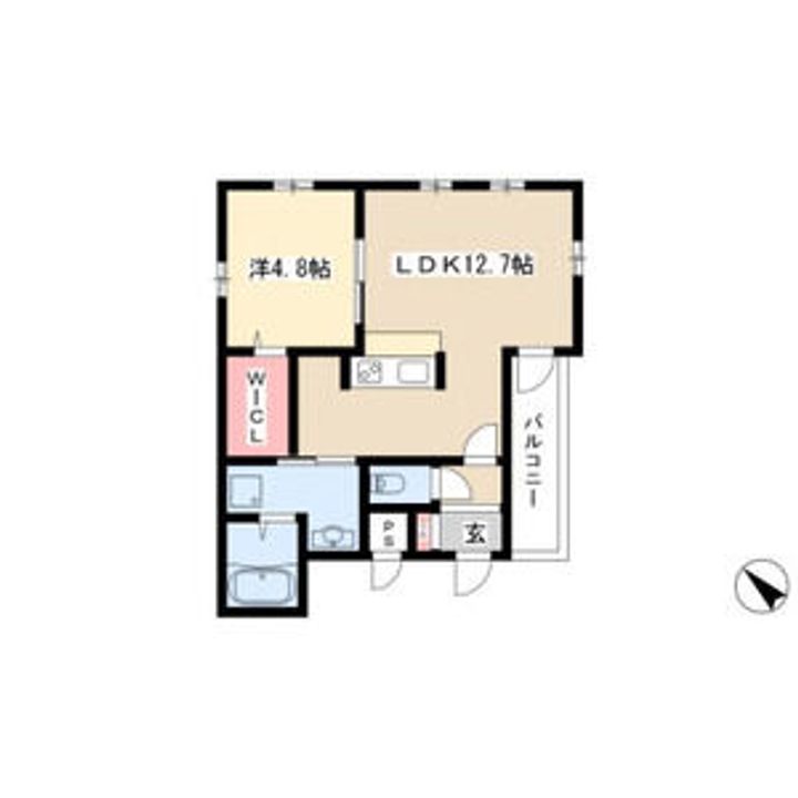 GLANZ 千種102の間取り