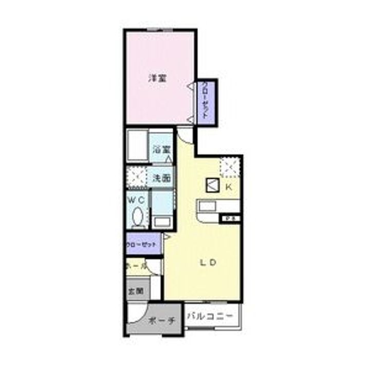 ウィスタリア105の間取り