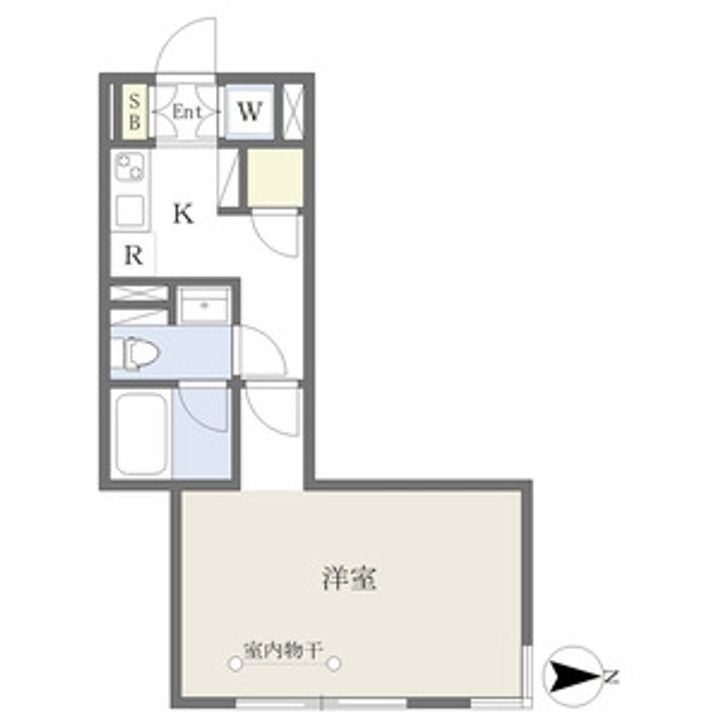 COZY茶屋ヶ坂の間取り