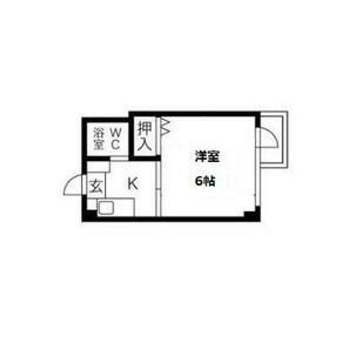 中西ビル302の間取り