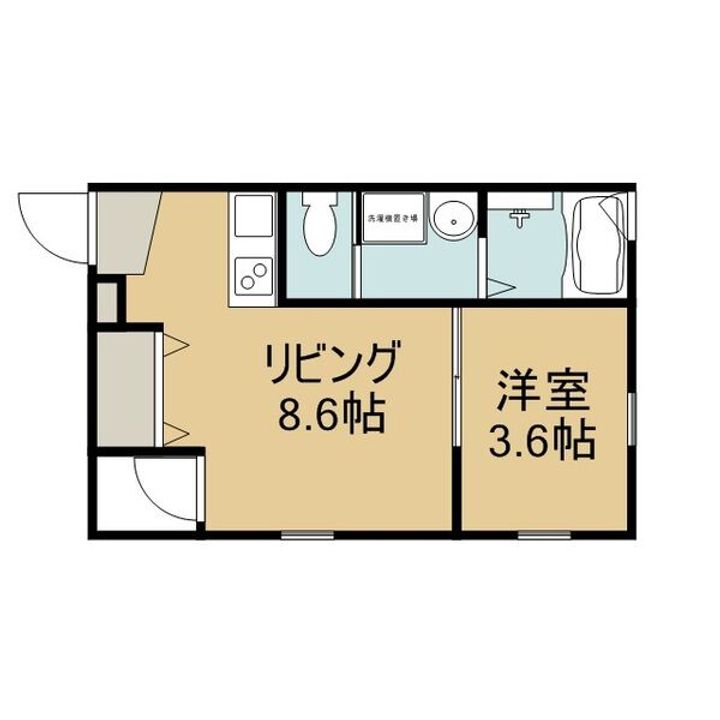 Studio Nの間取り