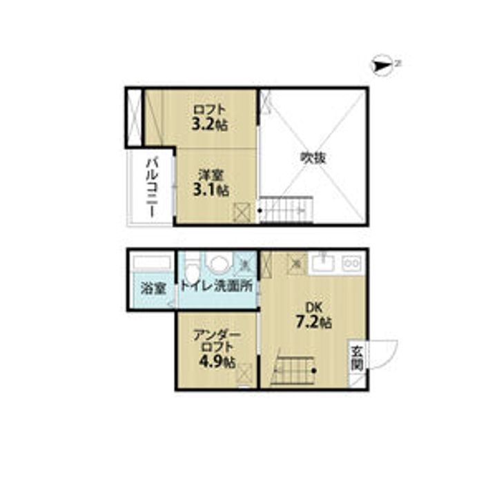 サンエイブリッジⅠ(サンエイブリッジワン)の間取り