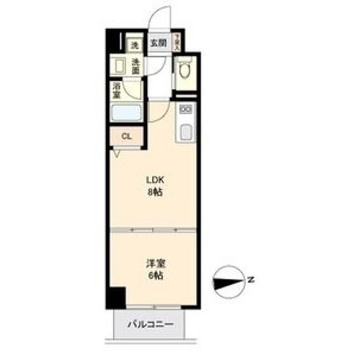 HF名駅北レジデンス EAST0606の間取り