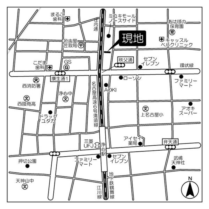アーバンドエル庄内通0803の間取り