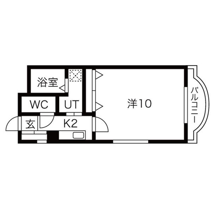 マ・メゾン乾出の間取り