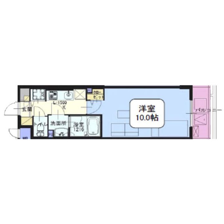 アイリス・Kの間取り