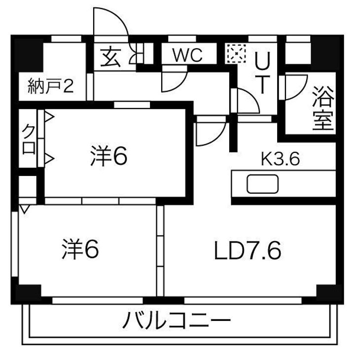 コンフォート高畑の間取り