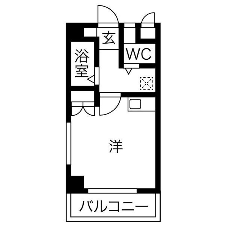 コートロティ203の間取り
