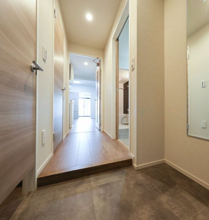 ロイジェント日吉Ⅱの玄関