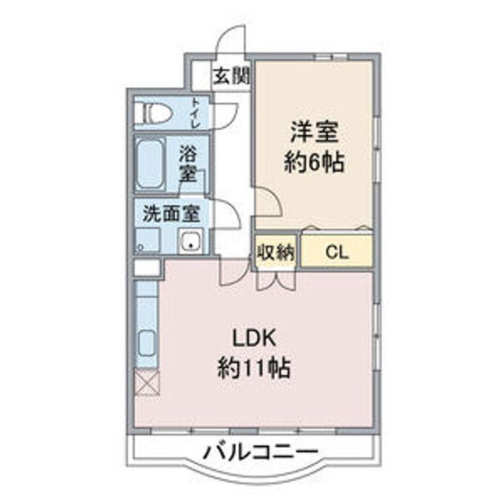 レジーナ鳥居松102の間取り
