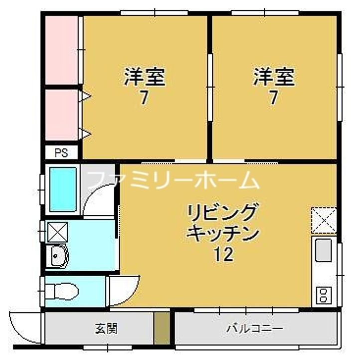 トゥモロー絆A202の間取り