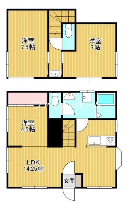 茨城県鉾田市荒地(一戸建)の賃貸物件15の間取り