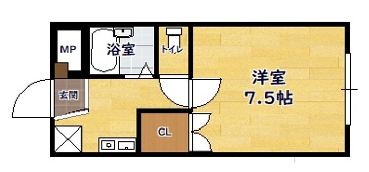 エフ・イーコーポ103の間取り