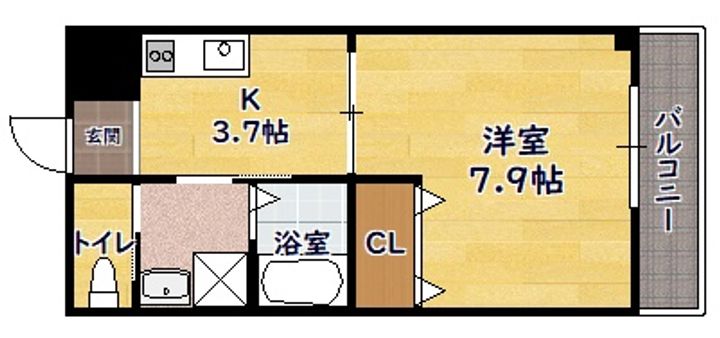 ウエストヴィレッジ11の間取り