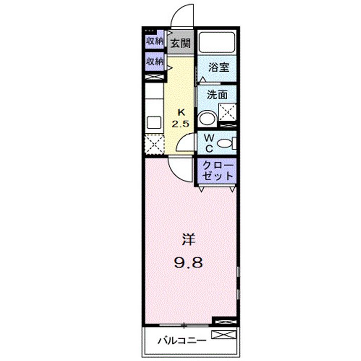 DearCourtⅡの間取り