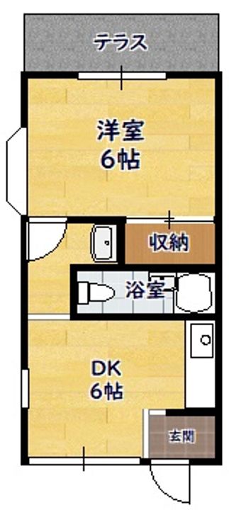 ドリームコーポK2の間取り